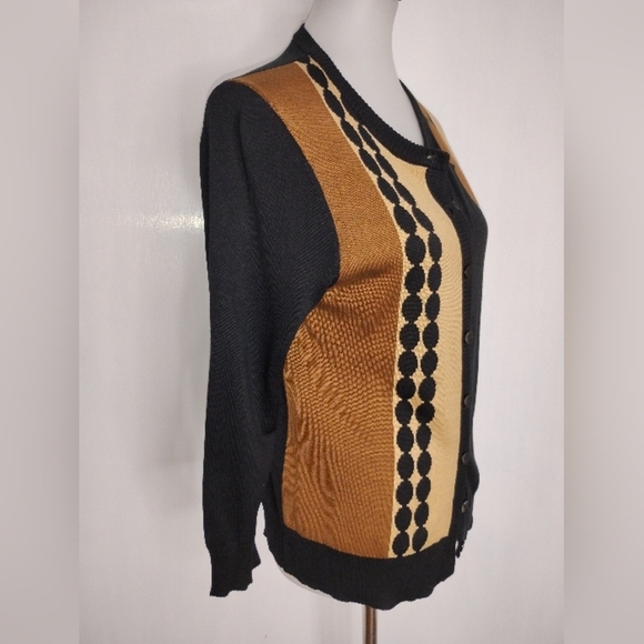 RETRO SILK KNIT CARDIGAN - Picture 6 of 7